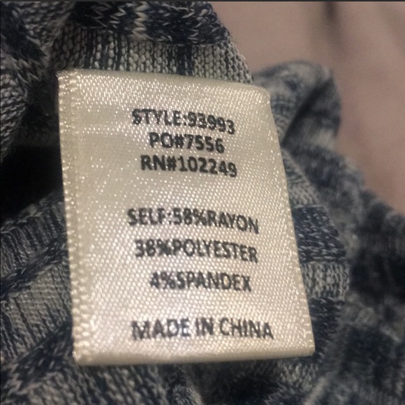 Skies are Blue teal green Lace up Knit Sweater Dress -Size Large - Picture 5 of 9